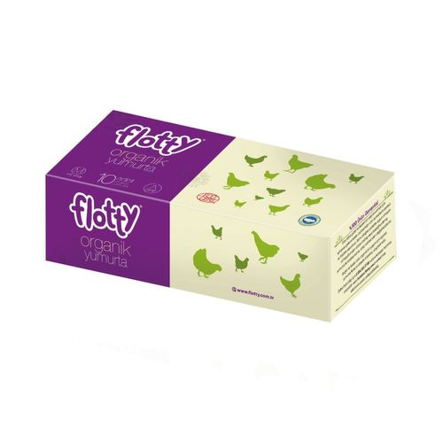 Flotty Organik M Orta Boy Yumurta 53-62 Gr 10 Adet