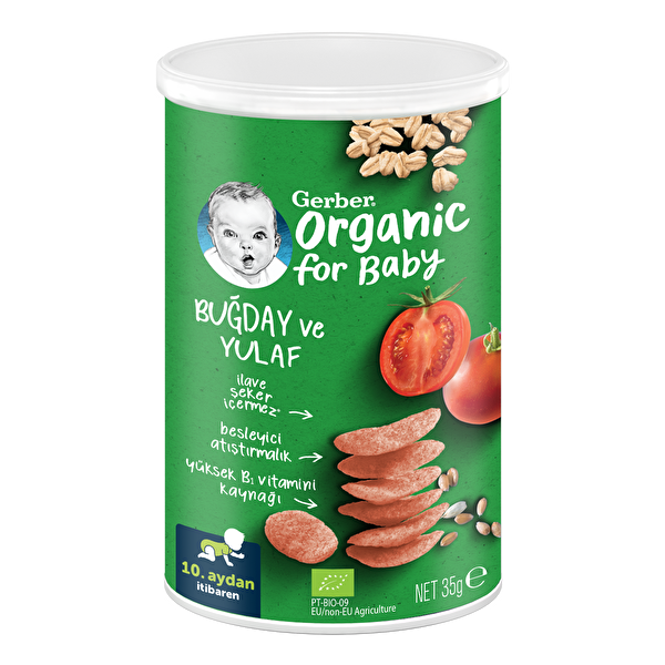 Gerber Organic Chip Tomato Onion 35 Gr