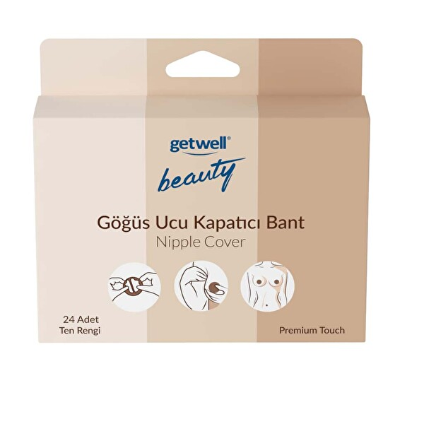 Getwell Göğüs Ucu Kapatıcı Bant 24 Adet