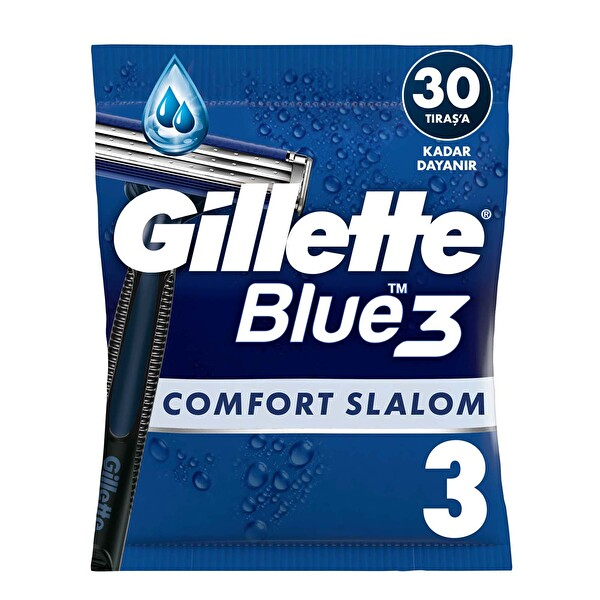 Gillette Blue 3 Comfort Slalom 3 Adet