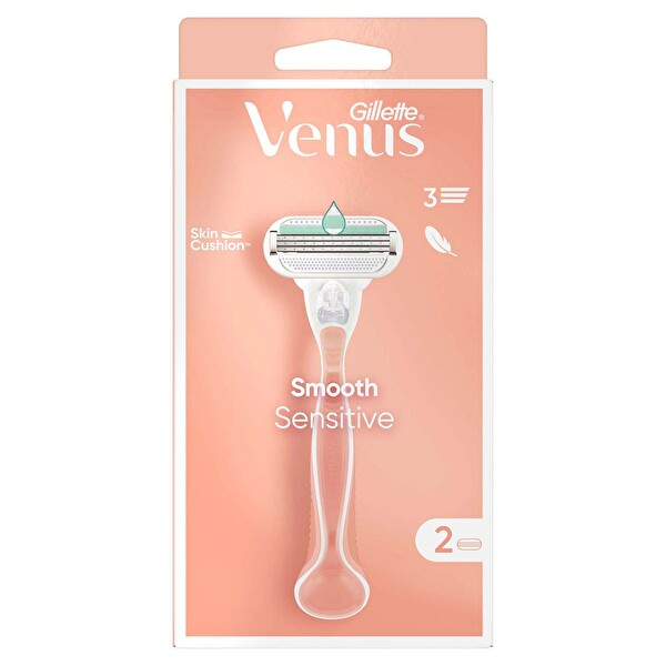 Gillette Venus Smooth Tıraş Makinesi 3 Lü Bıçak 1 Adet