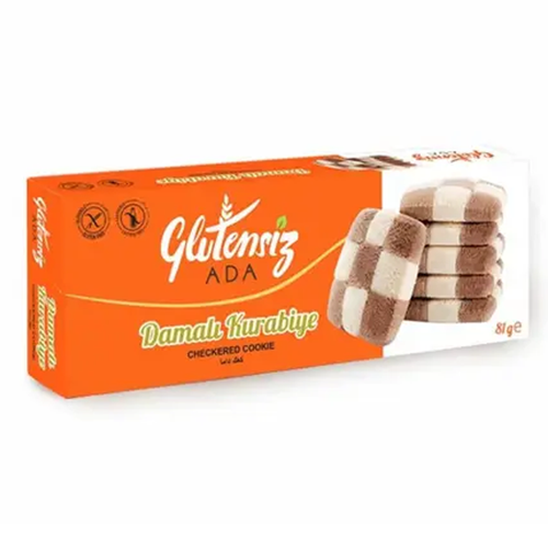 Glutensiz Ada Damalı Kurabiye 81 Gr