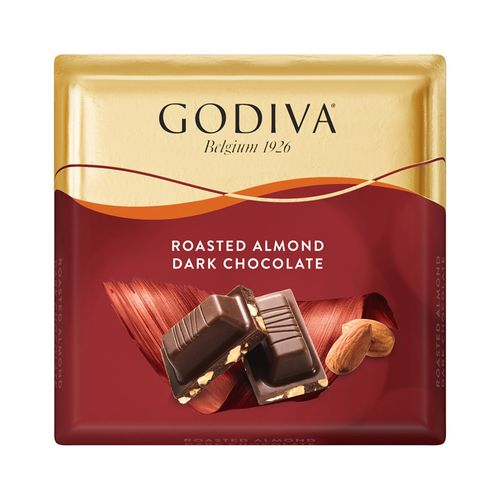 Godiva Kare Çikolata Badem Bitter 60 Gr