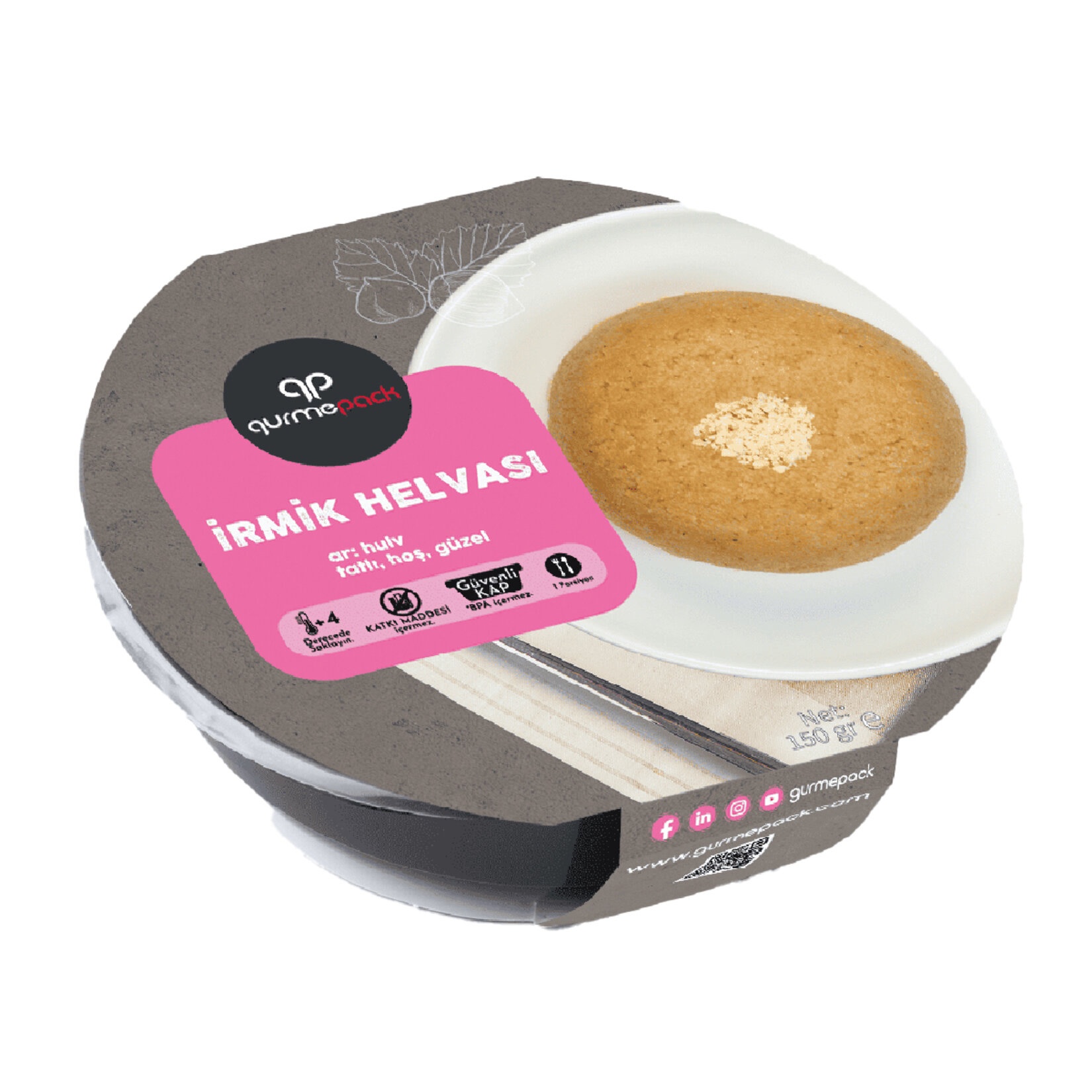 Gurmepack İrmik Helvası 150 Gr