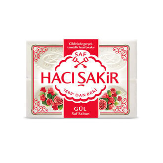 Hacı Şakir Kalıp Sabun Gül 4*150 Gr