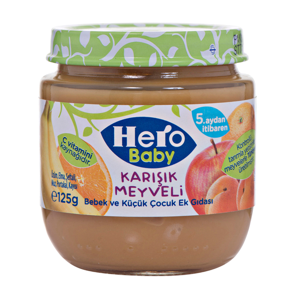 Hero Baby Karışık Meyveli 125 Gr
