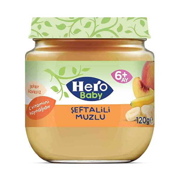 Hero Baby Şeftali. Muz. 120g