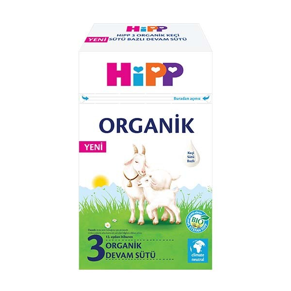 Hipp 3 Organik Keçi Sütlü Bazlı Bebek Sütü 400 Gr