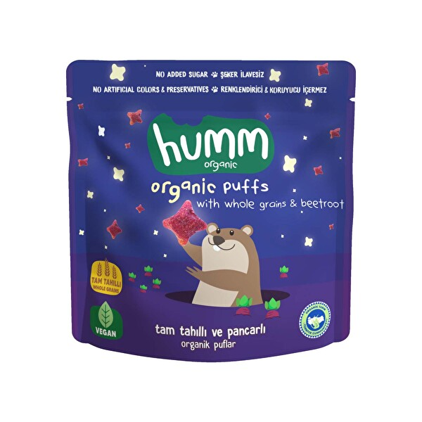 Humm Org Vegan Tam Tahıl Pancar Puflar