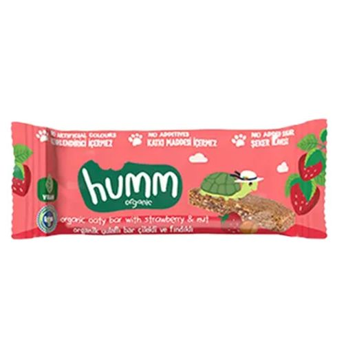 Humm Organik Çilekli Bar 27 Gr