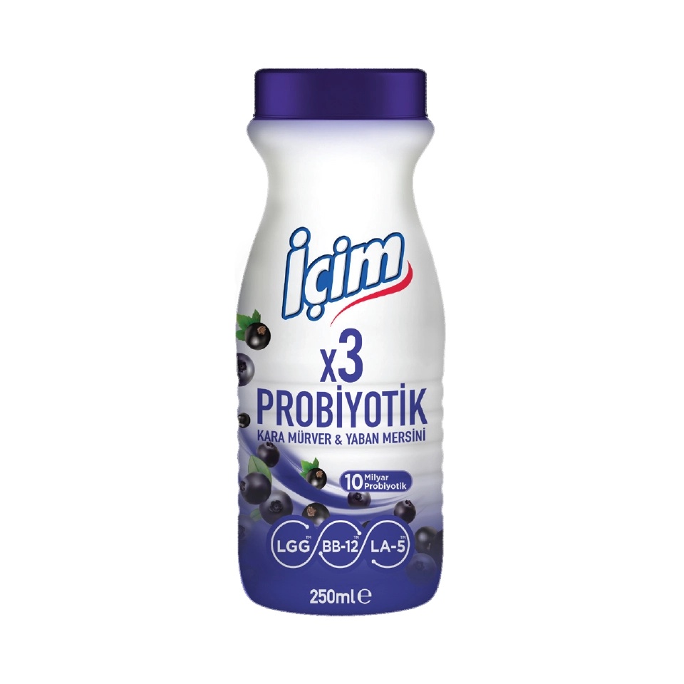 İçim Karadut ve Yaban Mersini Probiyotik İçecek 250 Ml
