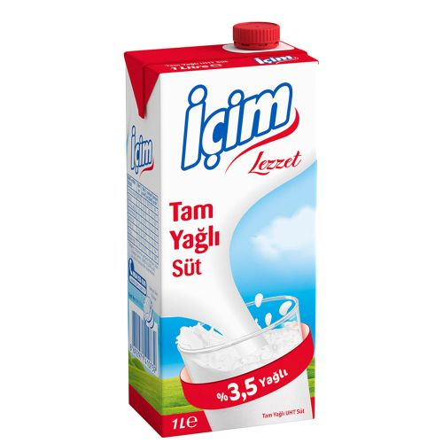 İçim Lezzet %3,5 Yağlı UHT Süt 1 Lt