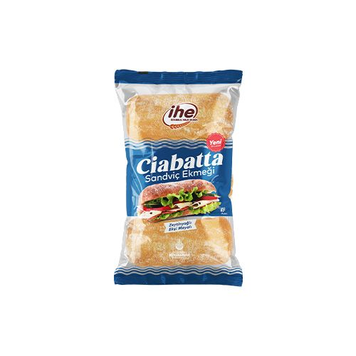 İHE Ciabatta 3 Lü Sandviç Ekmeği 240 Gr