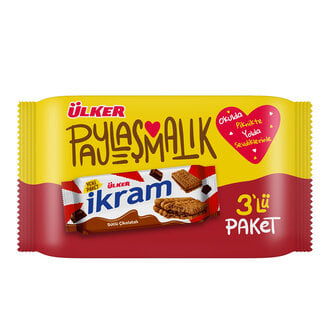 İkram Çikolata Kremalı Bisküvi 252 Gr