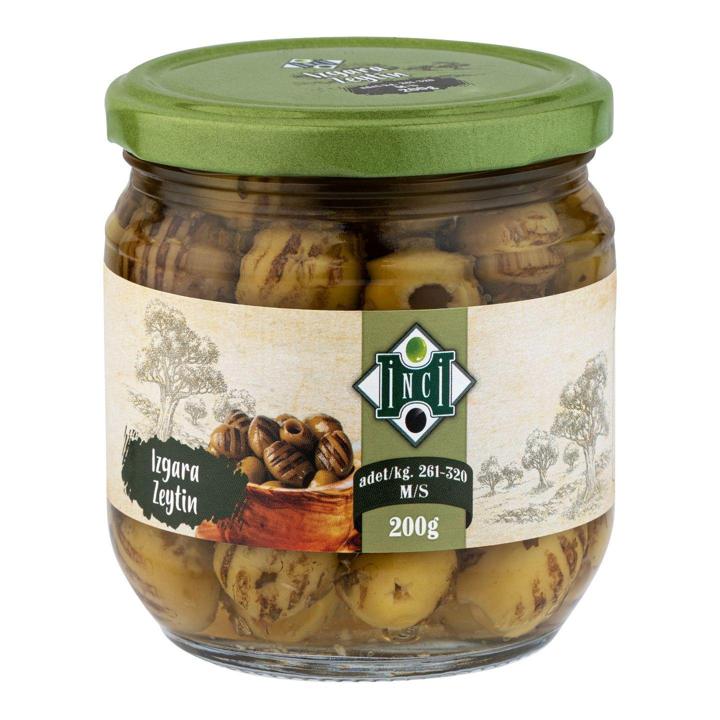 Inci Izgara Yeşil Zeytin 261-320k 200 Gr