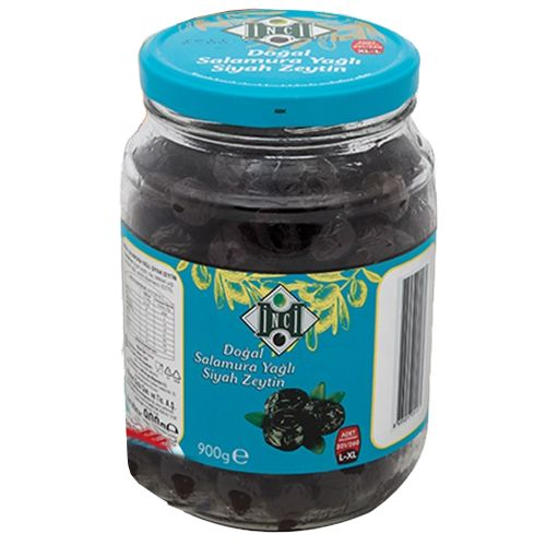 İnci Siyah Zeytin 201-260k 900 Gr