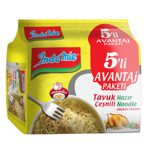 Indo Mie Noodle Paket Tavuklu 5 x 70 GR