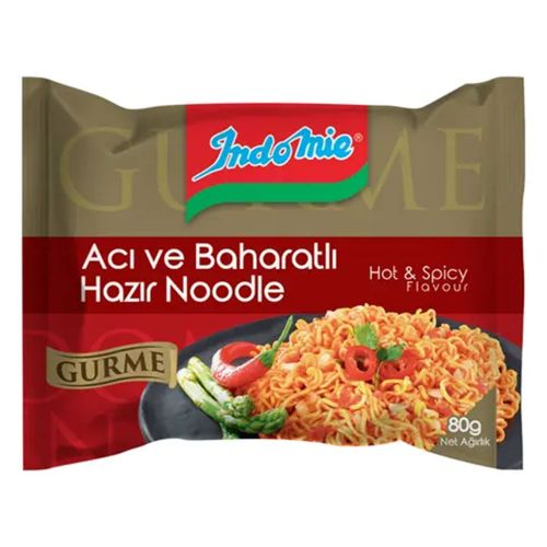 Indomıe Gurme Acı Ve Baharatlı Hazır Noodle 80 G