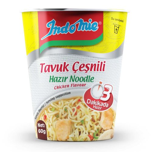 İndomie Tavuk Aromalı Bardak Noodle 60 Gr