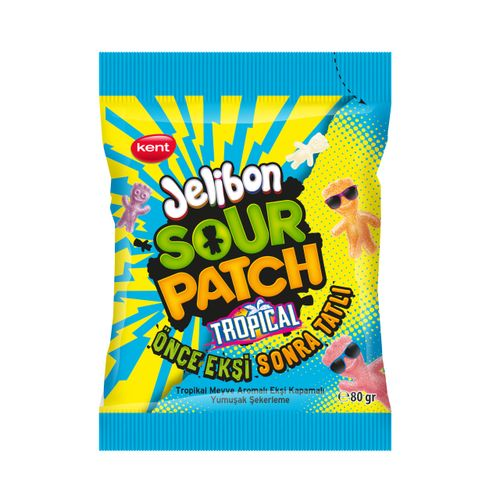 Jelibon Sour Patch Kids Tropical 80 Gr