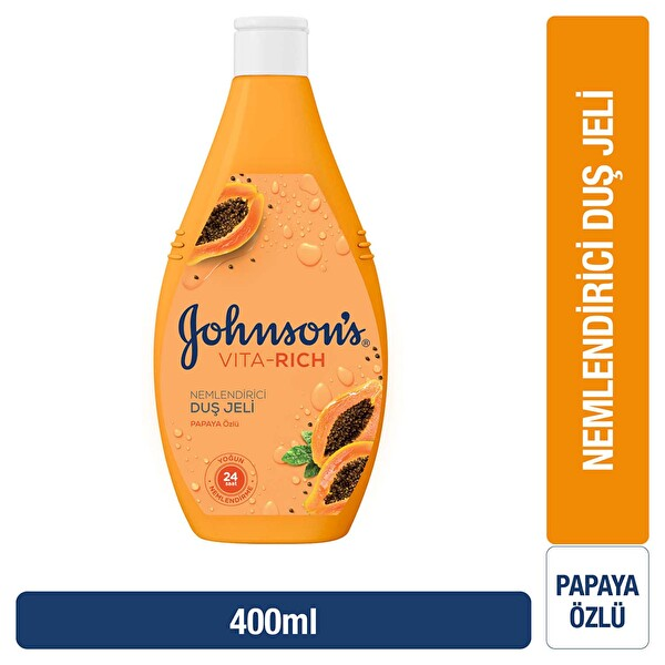 Johnson's Papaya Özlü Nemlendirici Duş Jeli 400 Ml