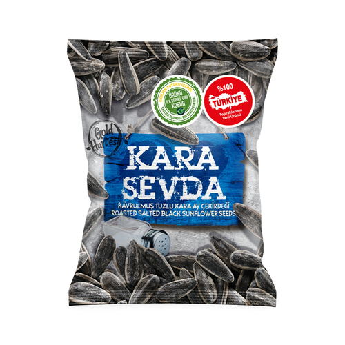 Kara Sevda Bol Tuzlu Siyah Ayçekirdeği 135 Gr