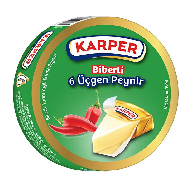 Karper Biberli Y.yağlı Eritme Peynir 108