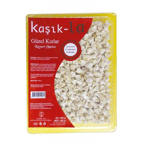Kaşıkla Mantı Kayseri Dana Etli 500 GR