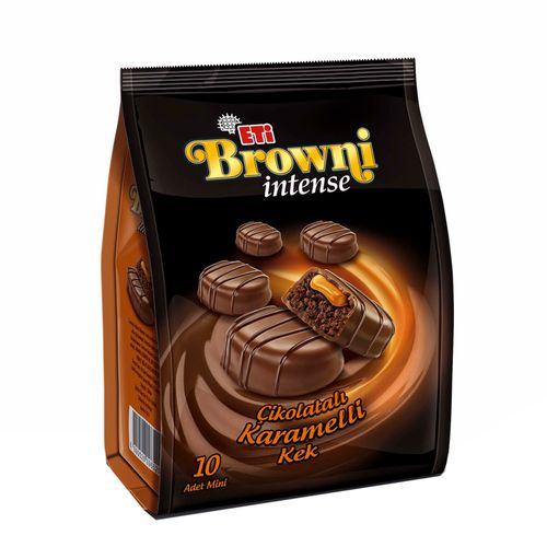 Kek Kakaolu Karamelli 10x16g Browni Intense