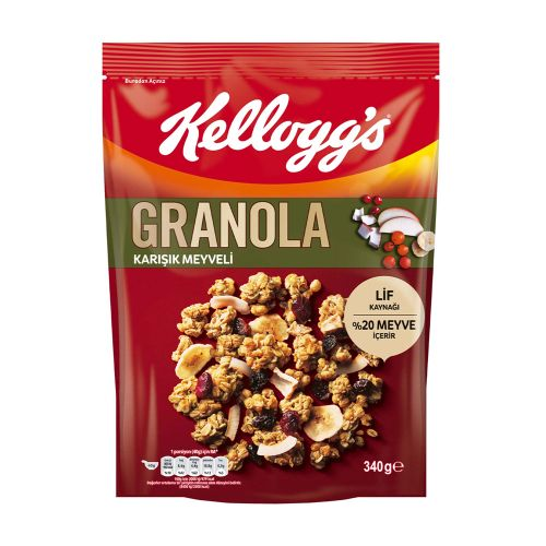Kellogg's Granola Meyveli 340 Gr