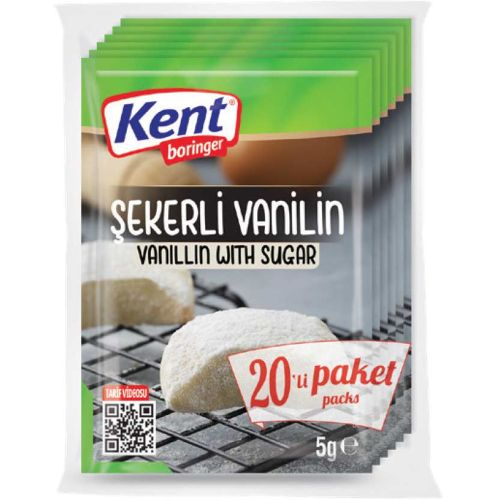 Kent Boringer Şekerli Vanilin 20x5 Gr