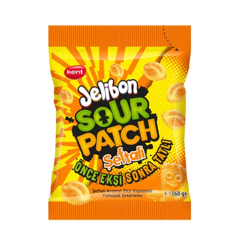 Kent Jelibon Sour Patch Kids Şeftali Aromalı 160 Gr