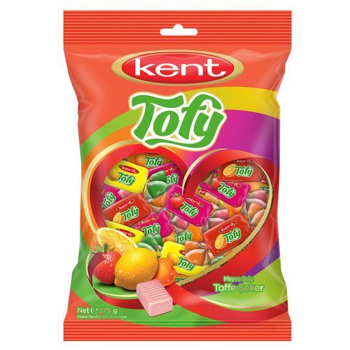Kent Tofy Yumuşak Şeker Meyveli 375 Gr