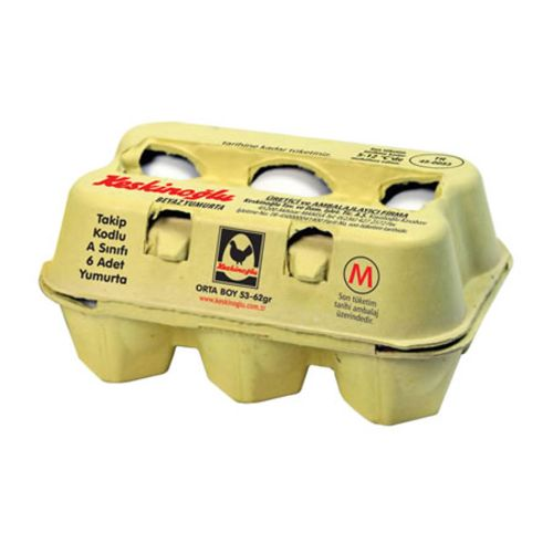 Keskinoğlu 6 Adet M Orta Boy Yumurta (53-62 Gr)
