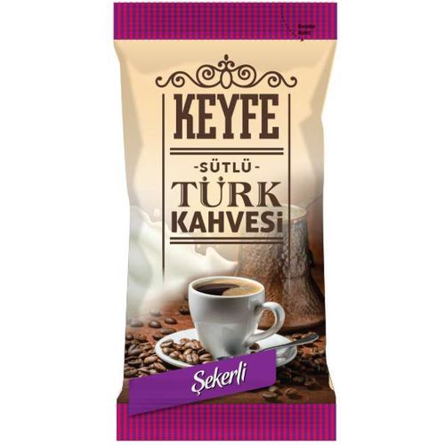 Keyfe Kahve Türk Hazır Sütlü Şekerli 22 Gr