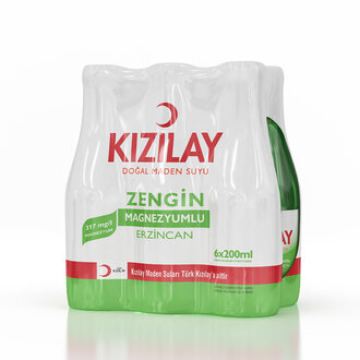 Kızılay Doğal Maden Suyu Erzincan 6x200 Ml