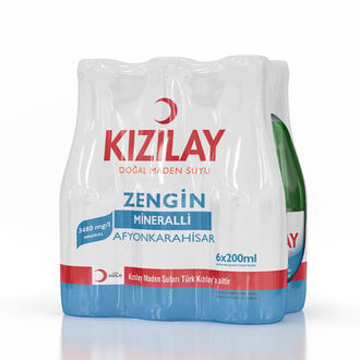 Kızılay Maden Suyu Sade 6 x 200 Ml