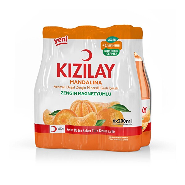 Kızılay Mandalina Aromalı 6x200 Ml