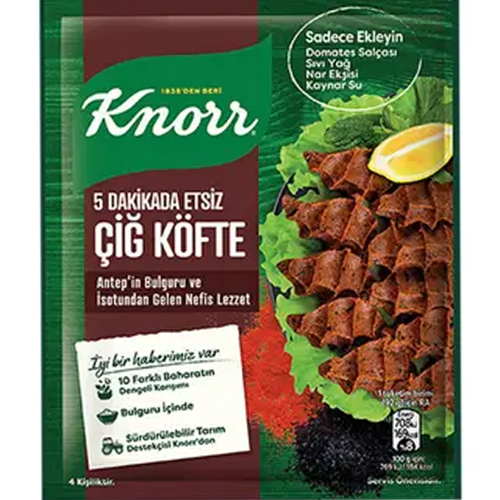 Knorr 5 Dakikada Etsiz Çiğ Köfte 120 Gr