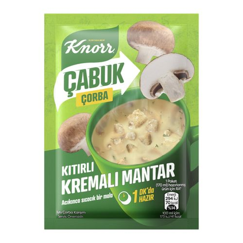 Knorr Çabuk Çorba Kıtırlı Kremalı Mantar 19 Gr