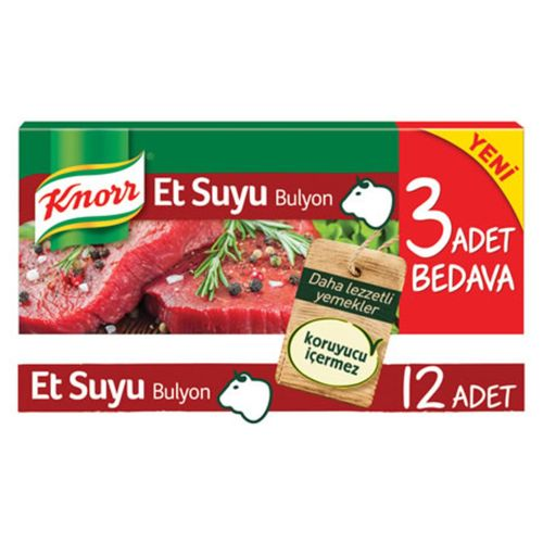 Knorr Et Suyu Bulyon 12 Adet