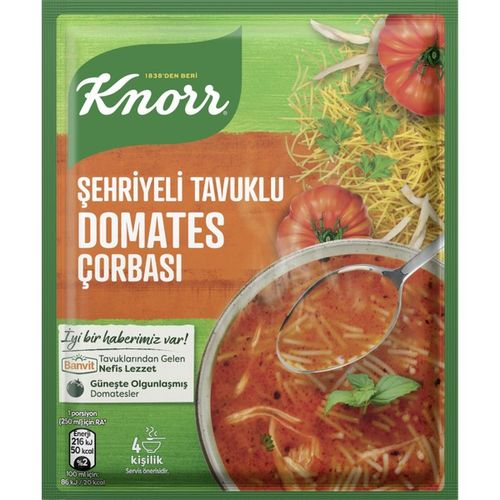 Knorr Şehriyeli Tavuklu Domates Çorbası 67 Gr