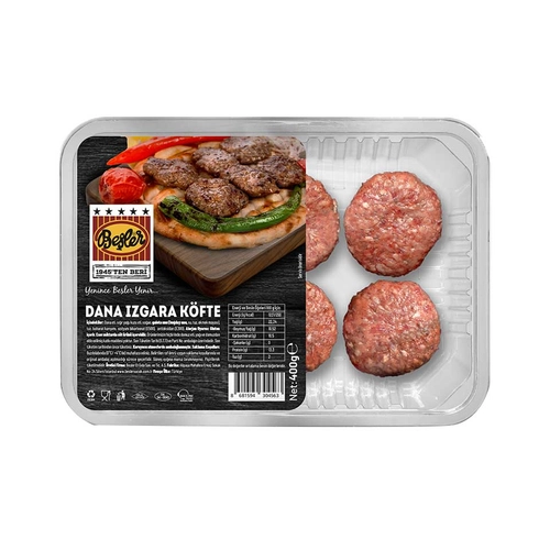 Köfte Dana Izgara Beşler 400 Gr