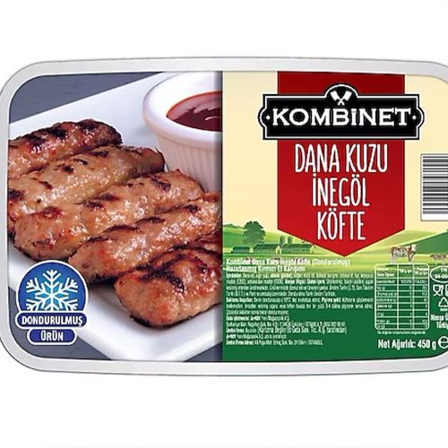 Kombinet Dondurulmuş Köfte Dana İnegöl 450 GR