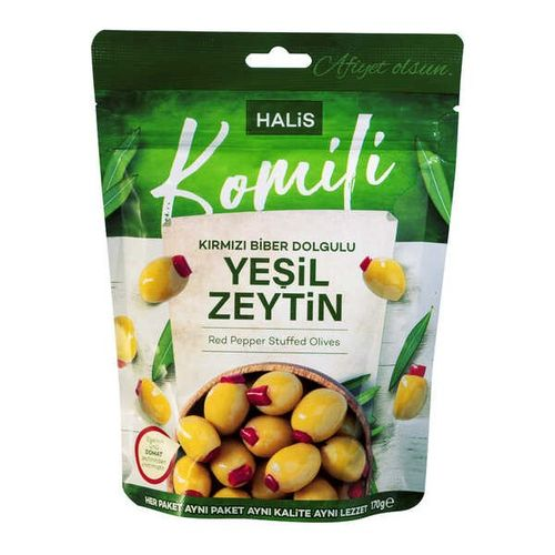 Komili Kır.biberli Dolg.y.zeytin170gr