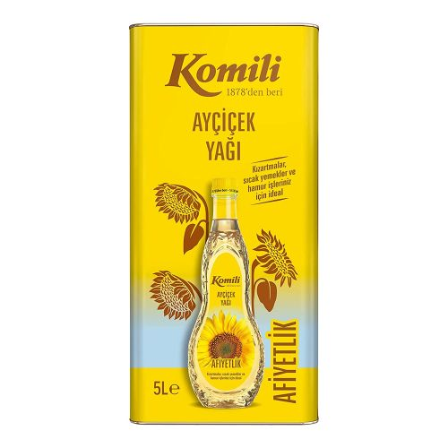 Komili Ayçiçek Yağı 5 Lt