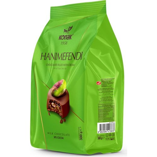 Konak Hanımefendi Çklata Süt&antepfstk Parçal 300 Gr