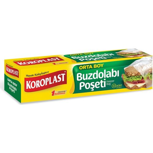 Koroplast Orta Boy Buzdolabı Poşeti 30 Adet