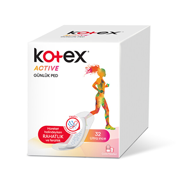 Kotex Active Günlük Ped 32 Adet
