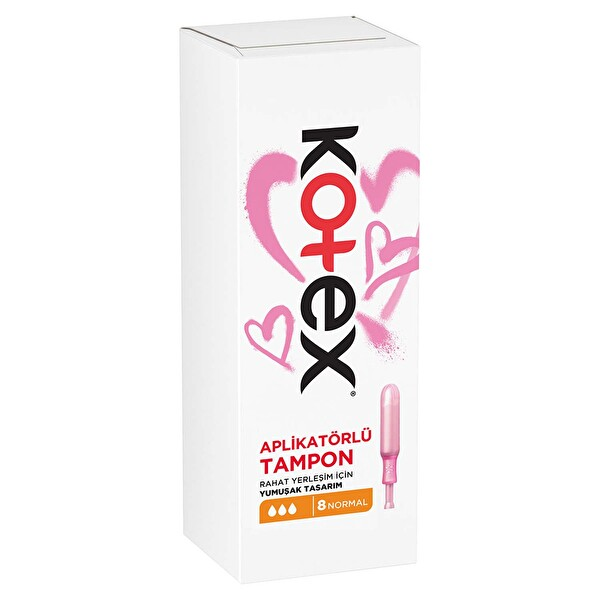 Kotex Aplikatörlü Tampon Normal 8 Adet